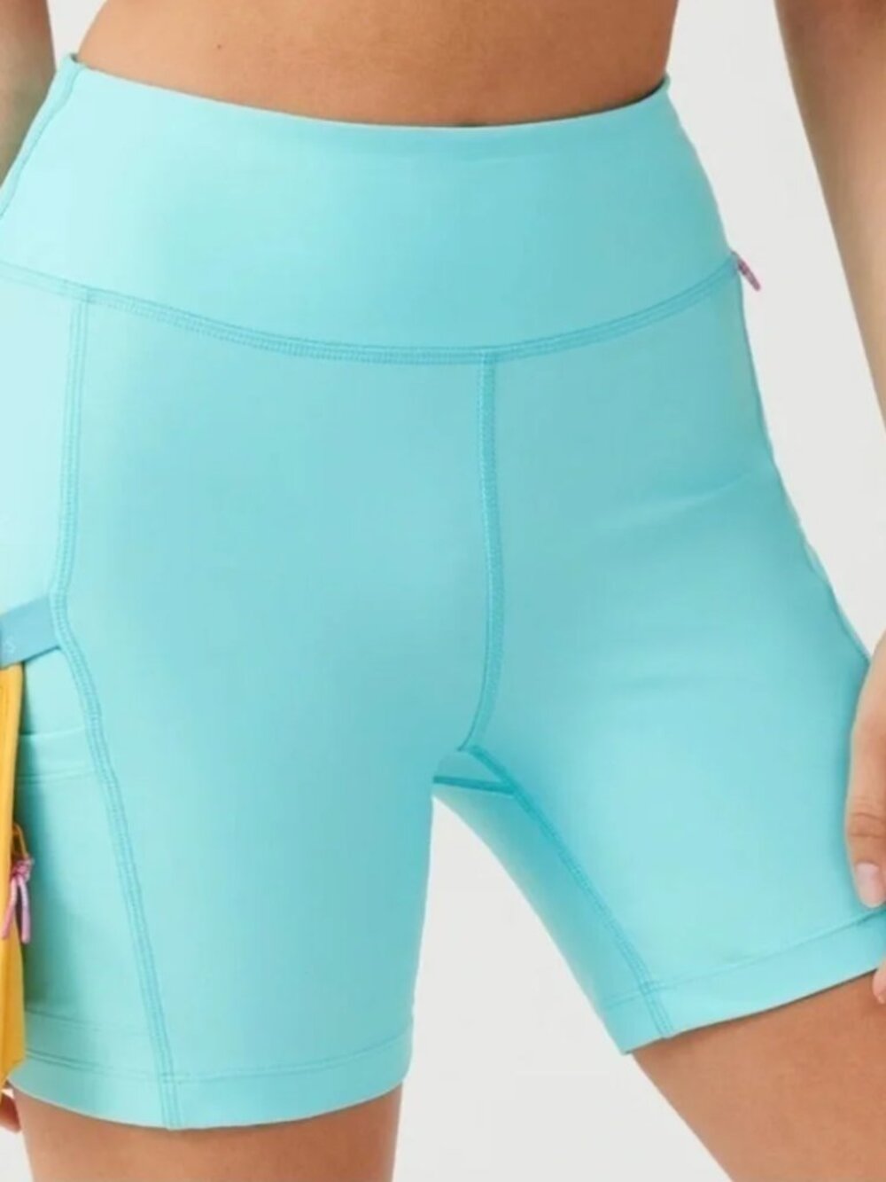 Outdoor Voices SplashKnit 5" Bike Short in Capri - Size L (NWT)